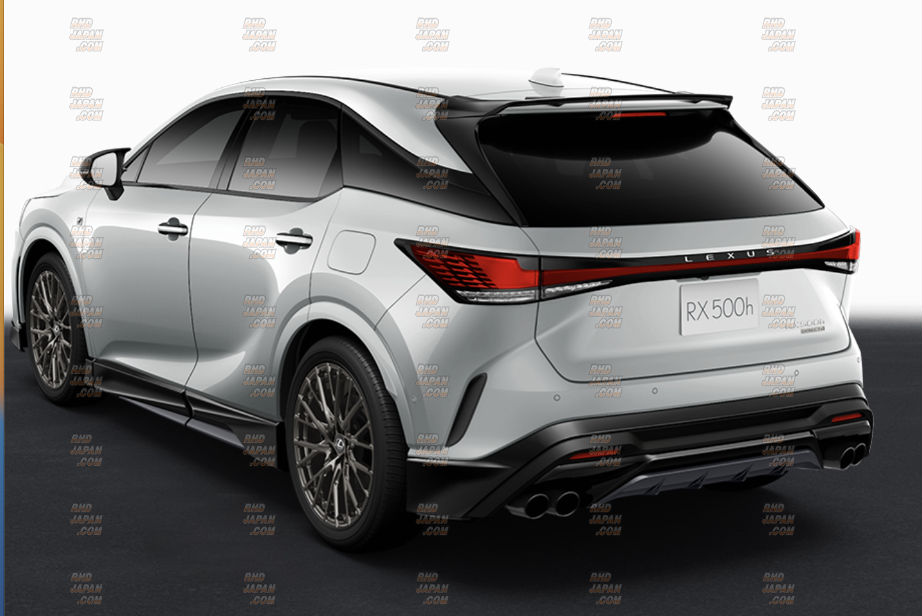 TRD F Sport Parts Side Skirt Set Unpainted - Lexus RX RX350